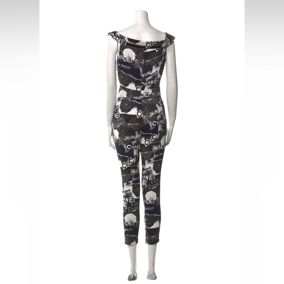 Vintage 2020 Chanel printed jumpsuit size XS - Picture 3 of 3